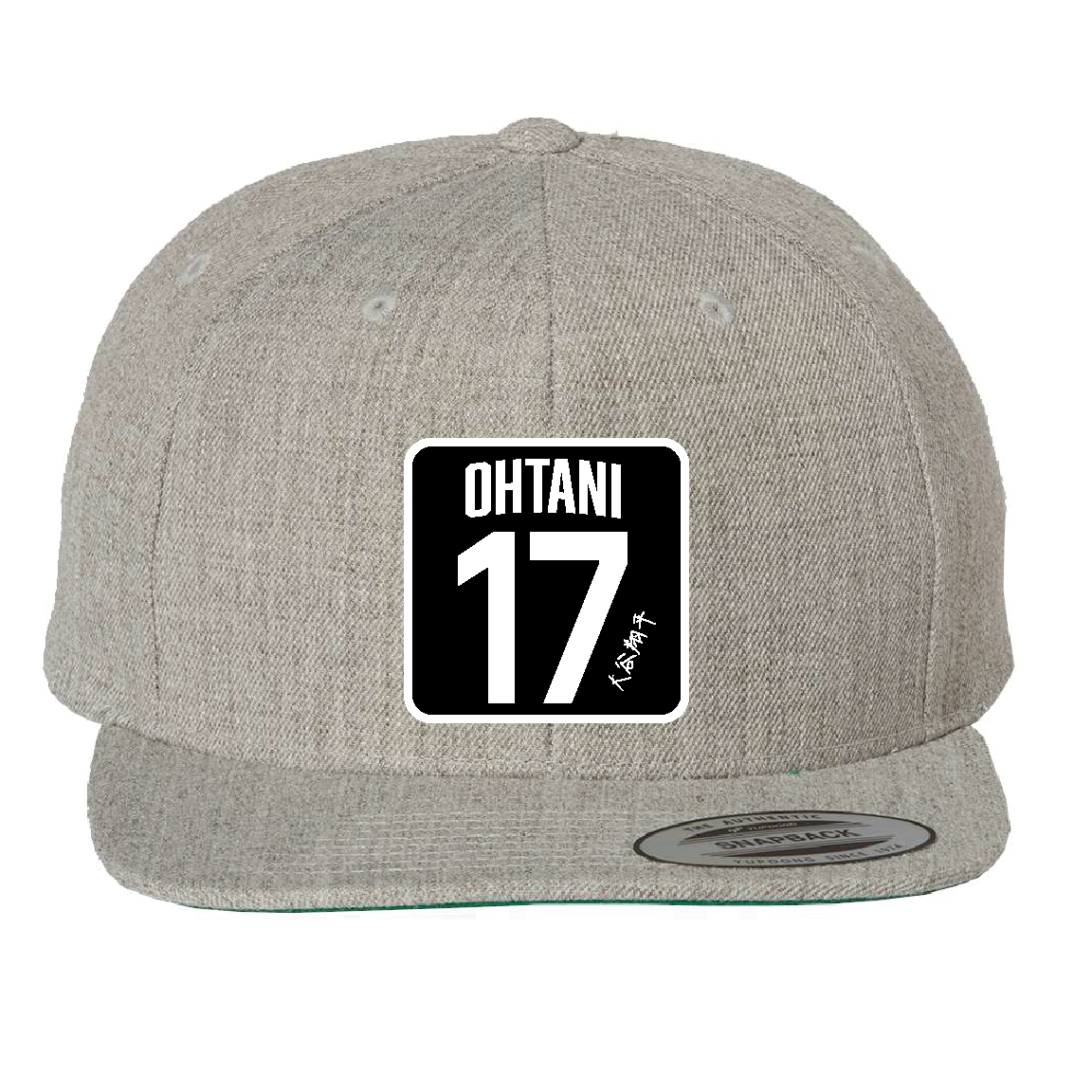 Custom Grey/Black 17 Ohtani Hat