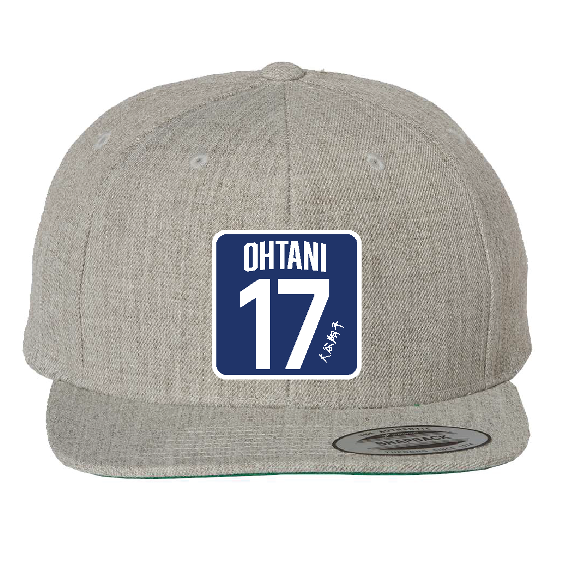 Custom Grey/Blue 17 Ohtani Hat
