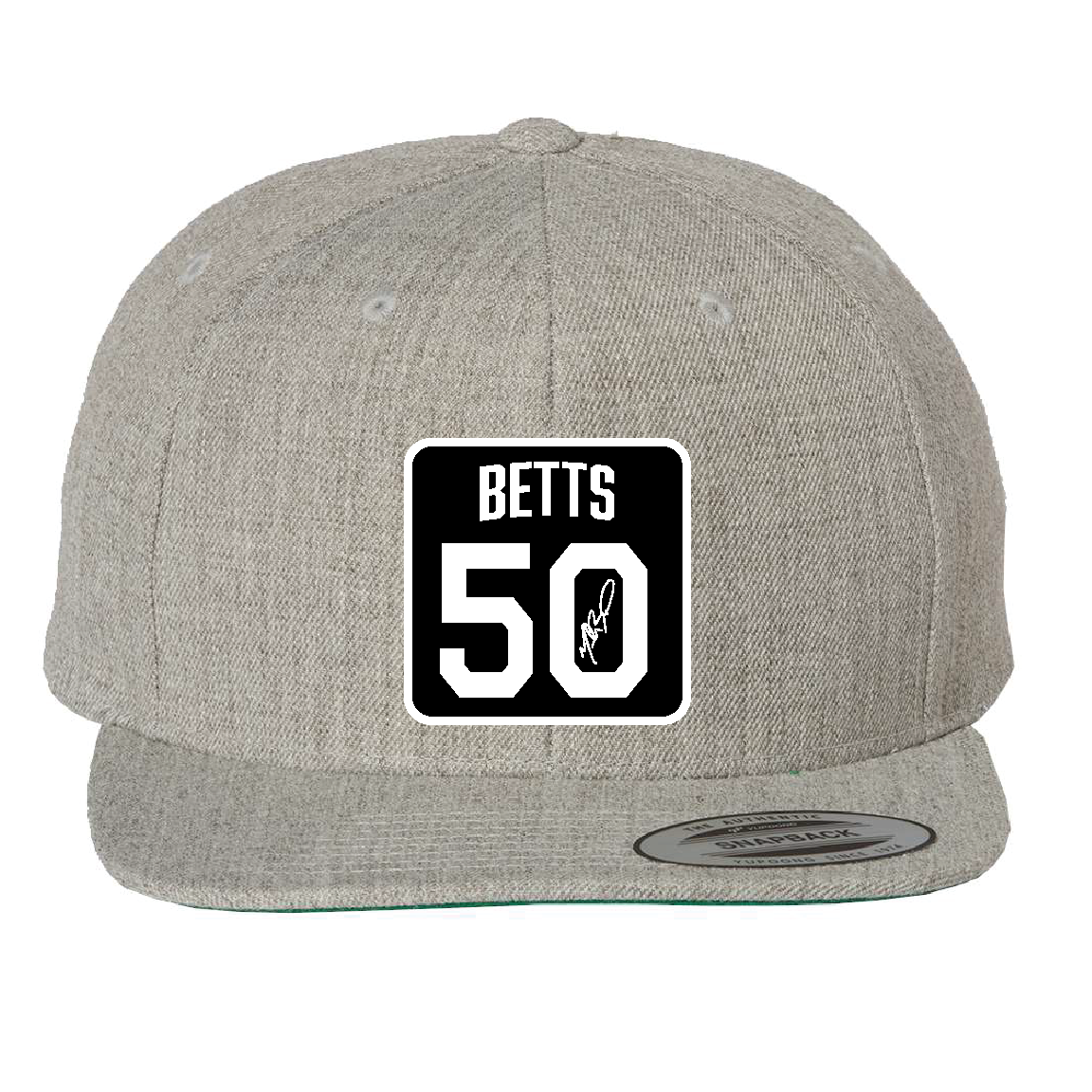 Custom Grey/Black 50 Betts Hat