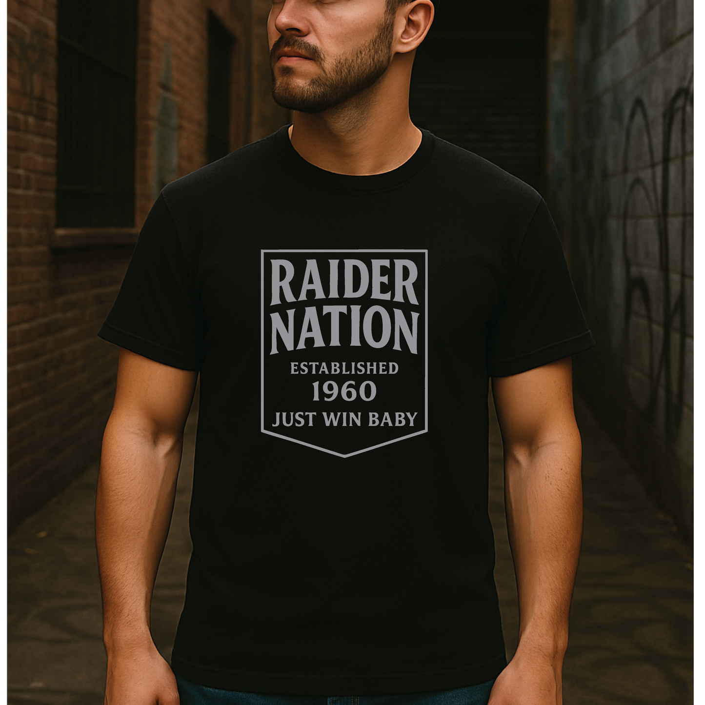 OG Shield Raider Nation T-Shirt - Raiders