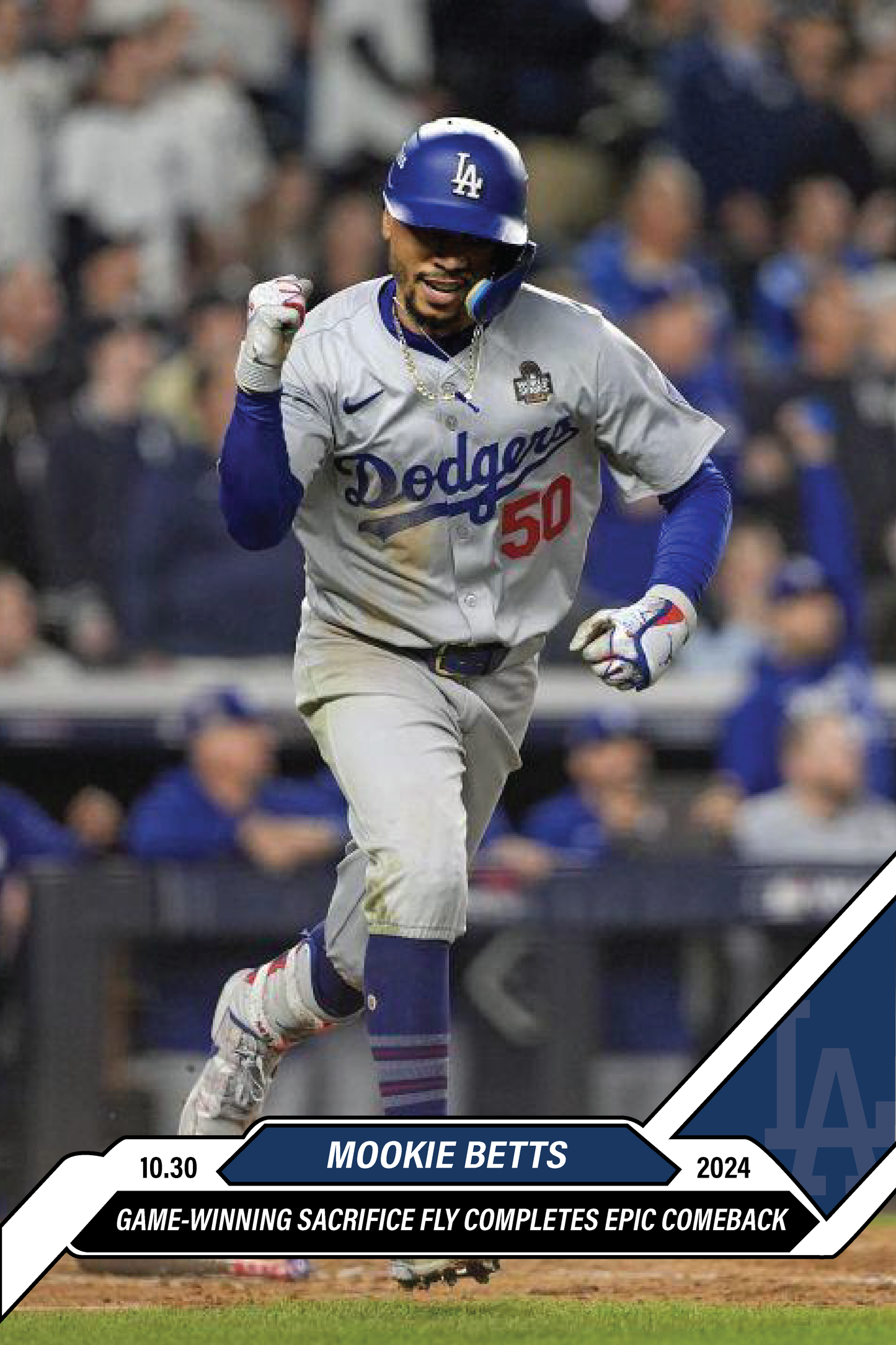 Mookie B Baseball Card Signs