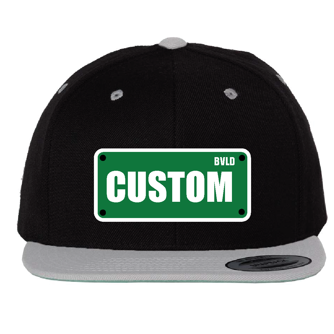 Custom Street BVLD Sign Plaque Flat Hat