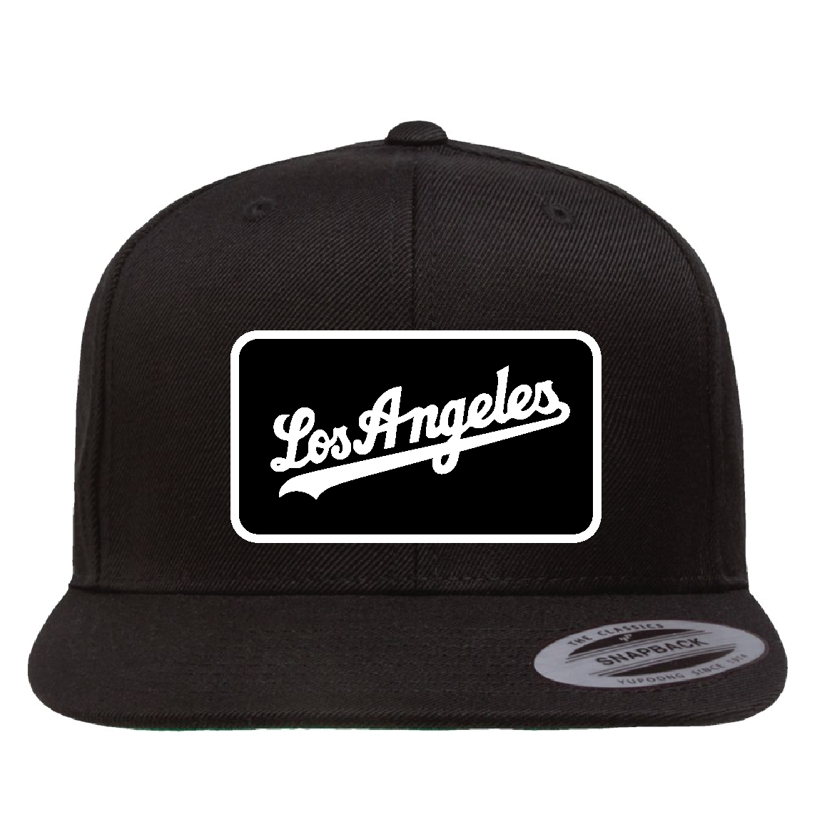Custom Black/Black Los Angeles Dodgers Hat