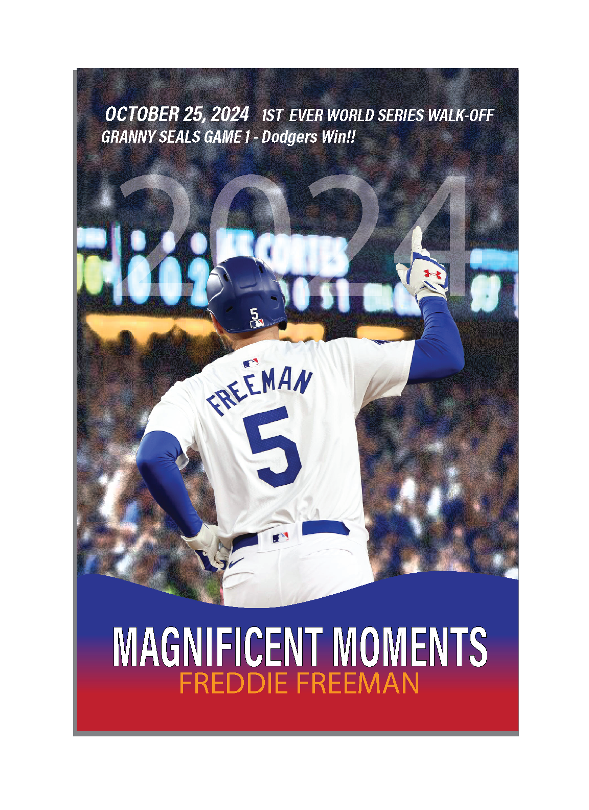 Custom Freddie Freeman Wall Sign