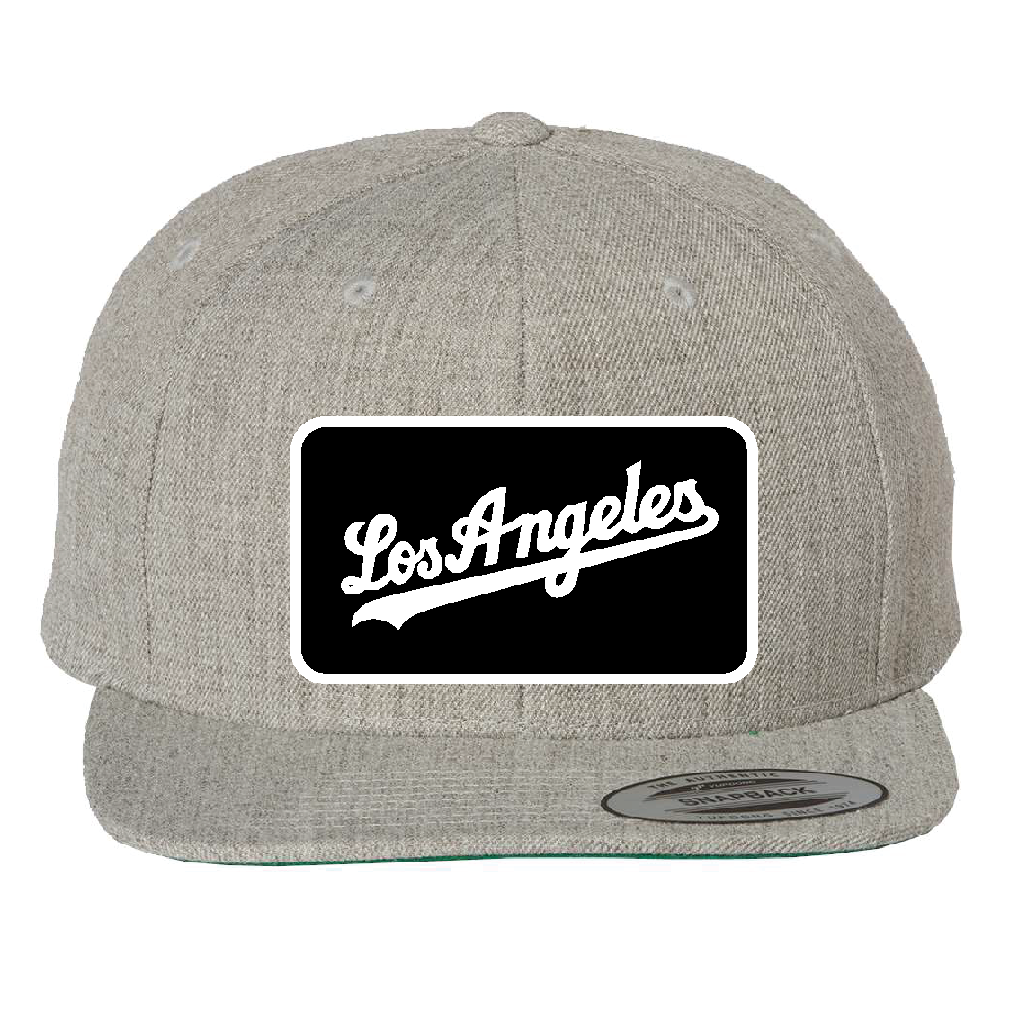 Custom Grey/Black Los Angeles Hat