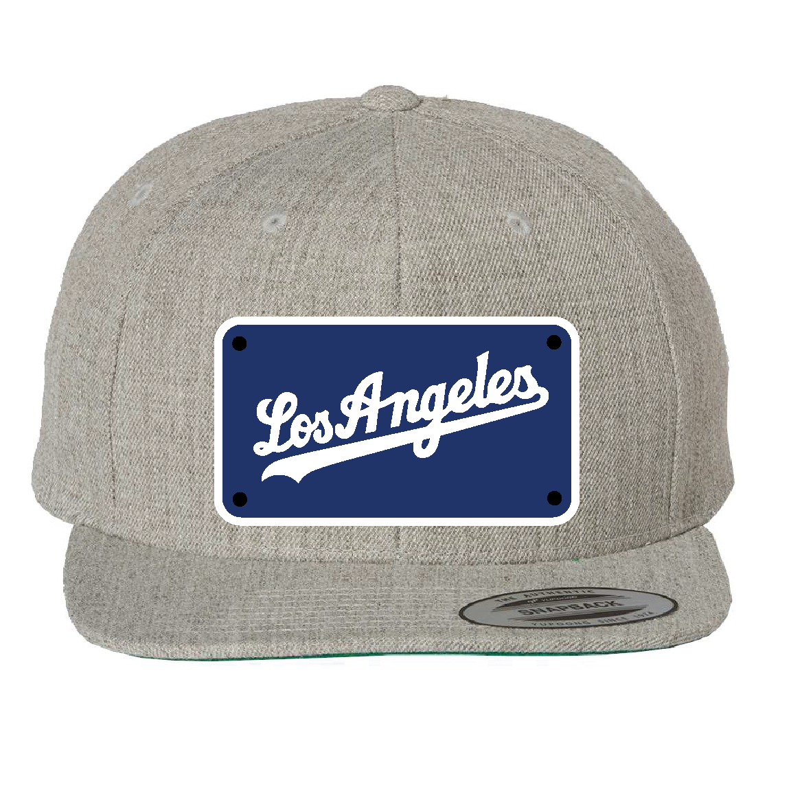 Custom Grey/Blue Los Angeles Hat