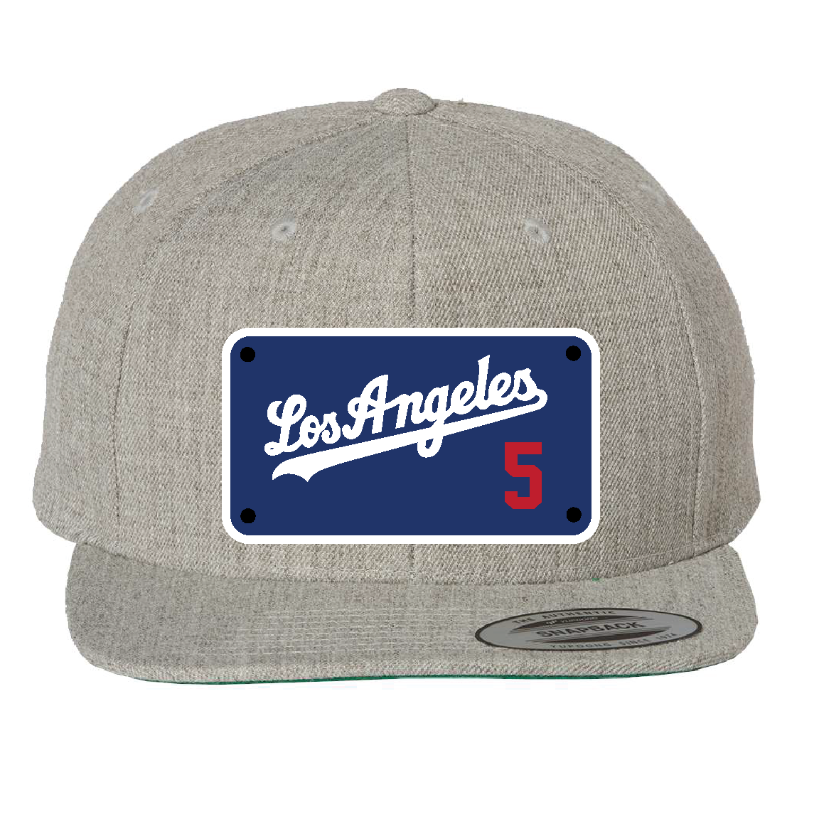 Custom Grey/Blue Los Angeles Freeman Hat