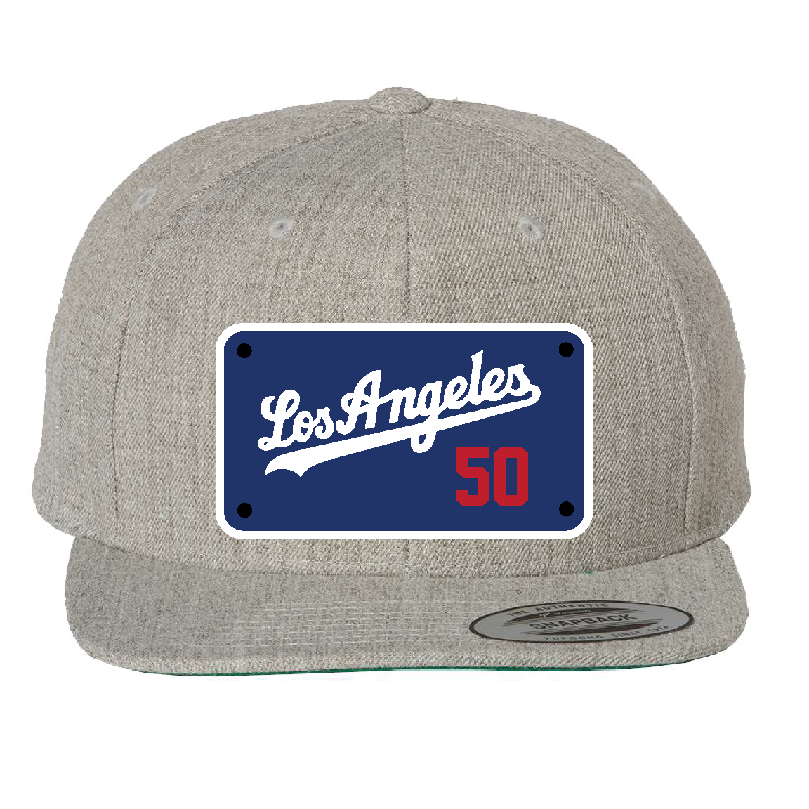 Custom Grey/Blue Los Angeles Betts Hat