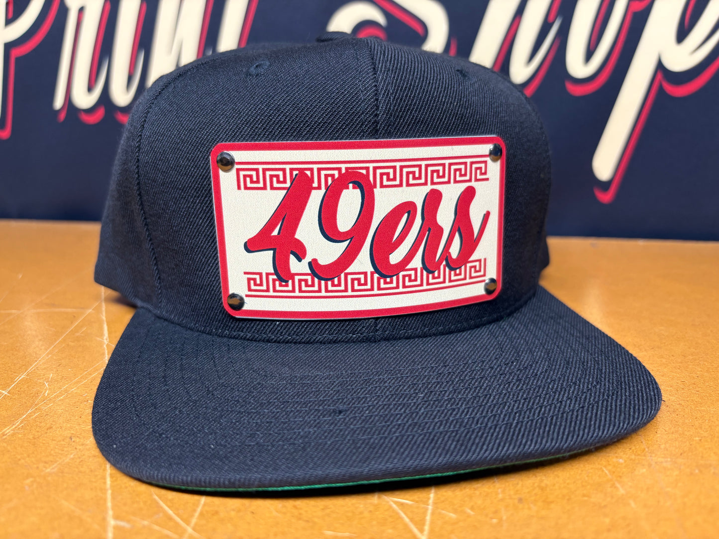 Raza 49ers Plaque Hat - OSPS 49ers Plaque Style