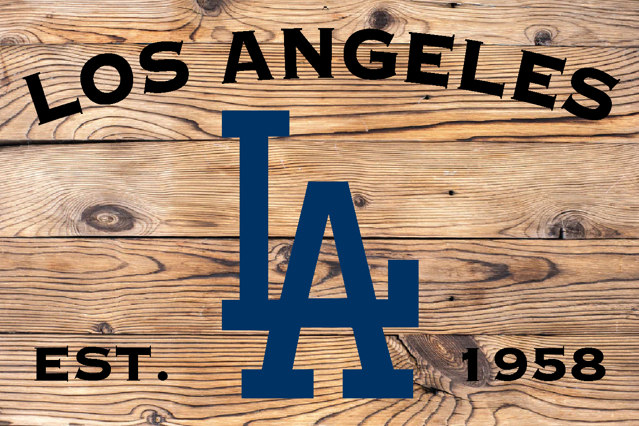 LA Wood Sign