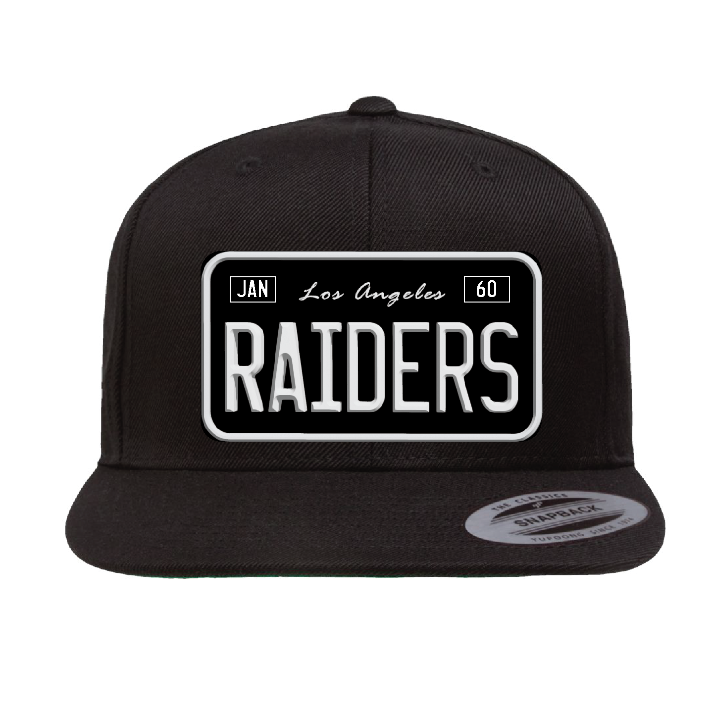 Raiders License Plate Hat - OSPS Plaque Style