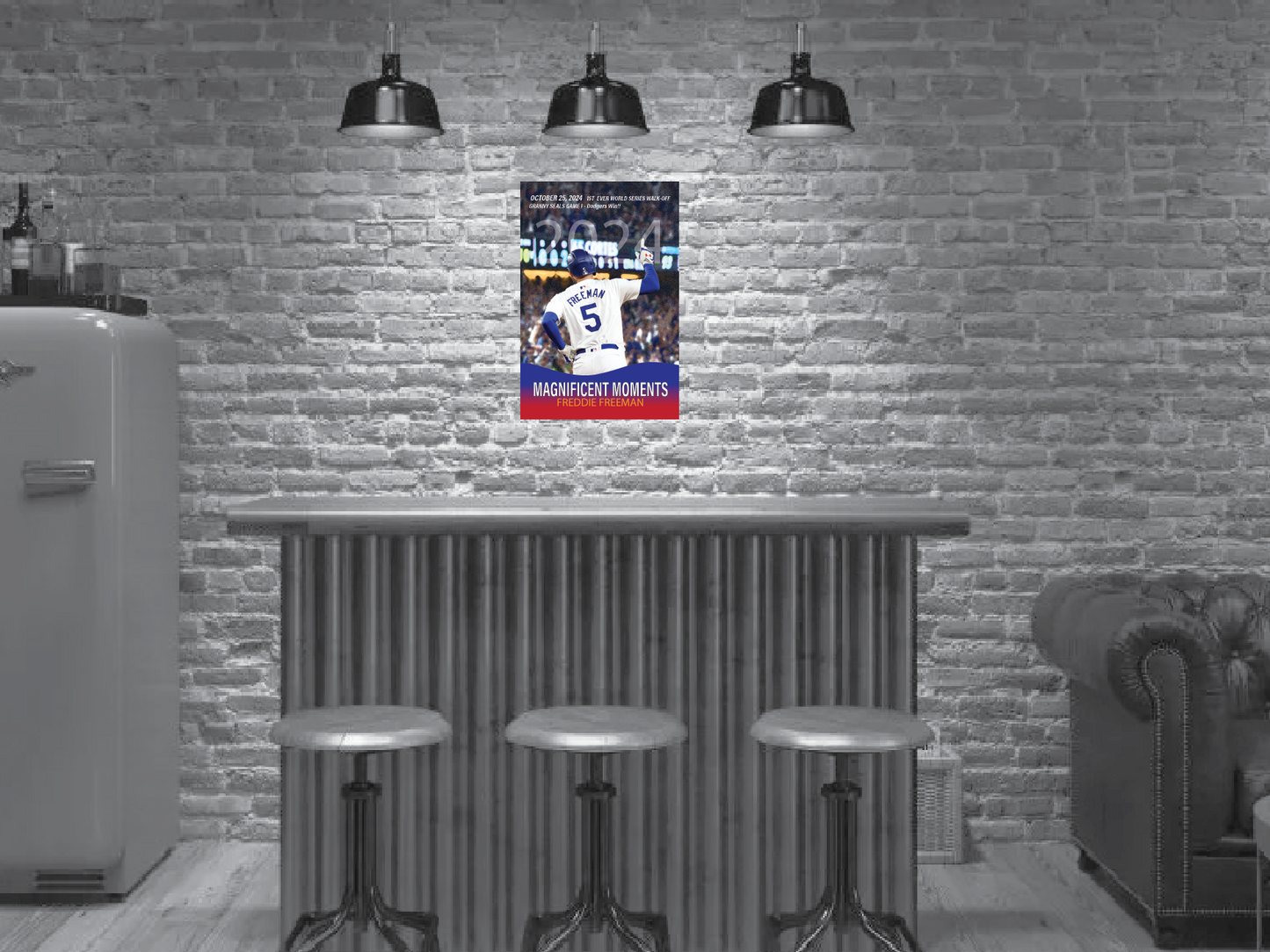 Custom Freddie Freeman Wall Sign