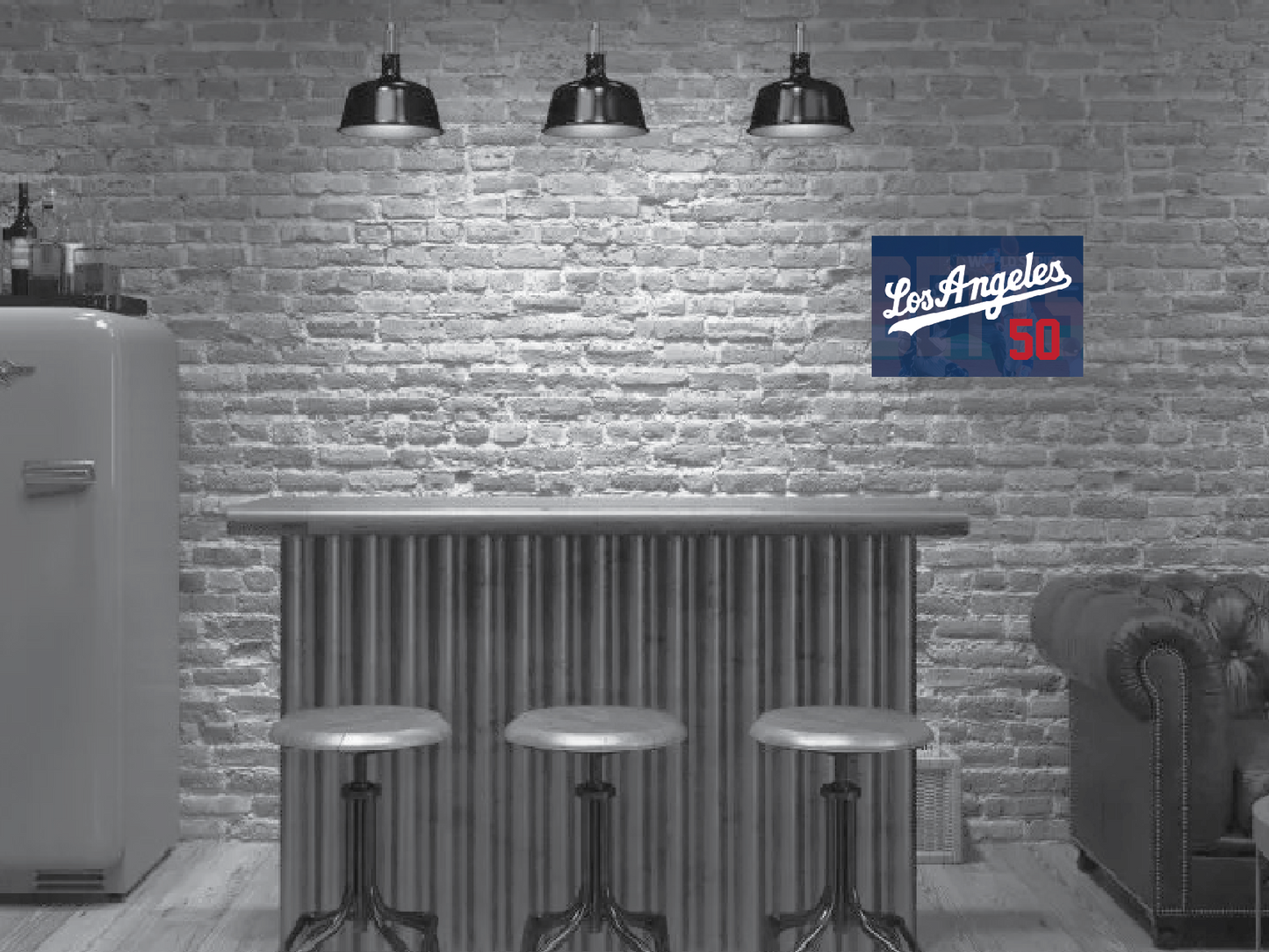Custom Mookie Betts wall sign