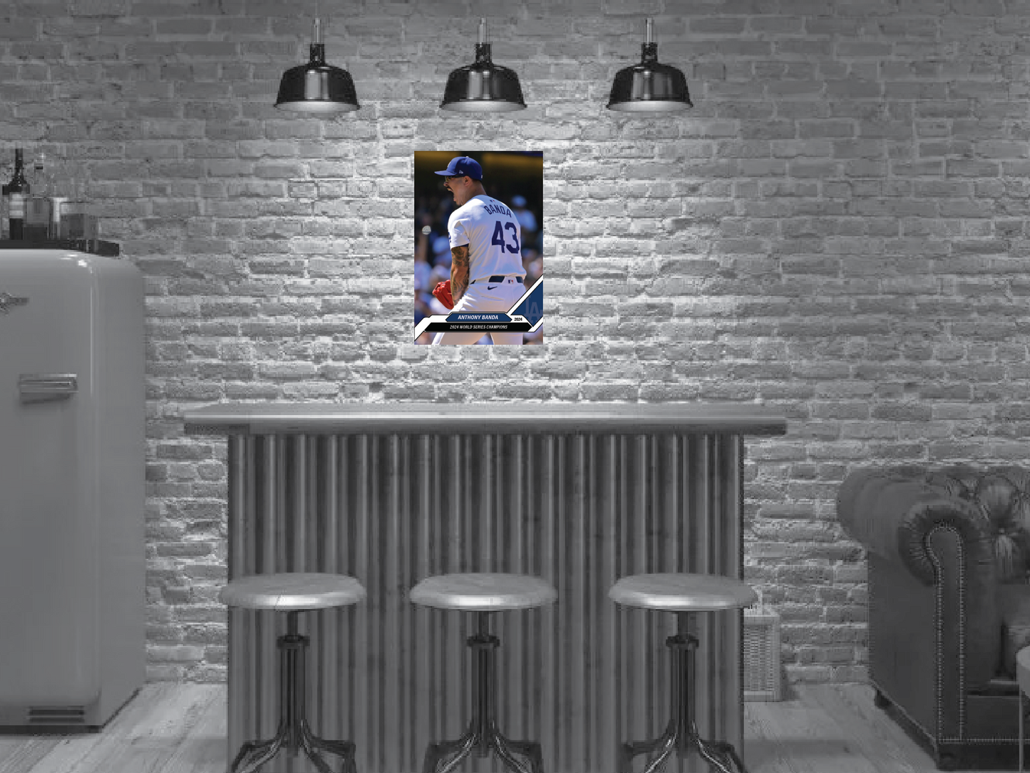 Custom Banda Sport Card Wall Sign