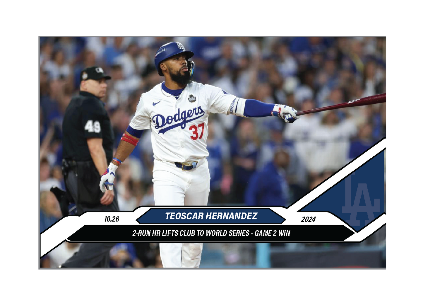 Custom TEOSCAR H Sport Card Sign