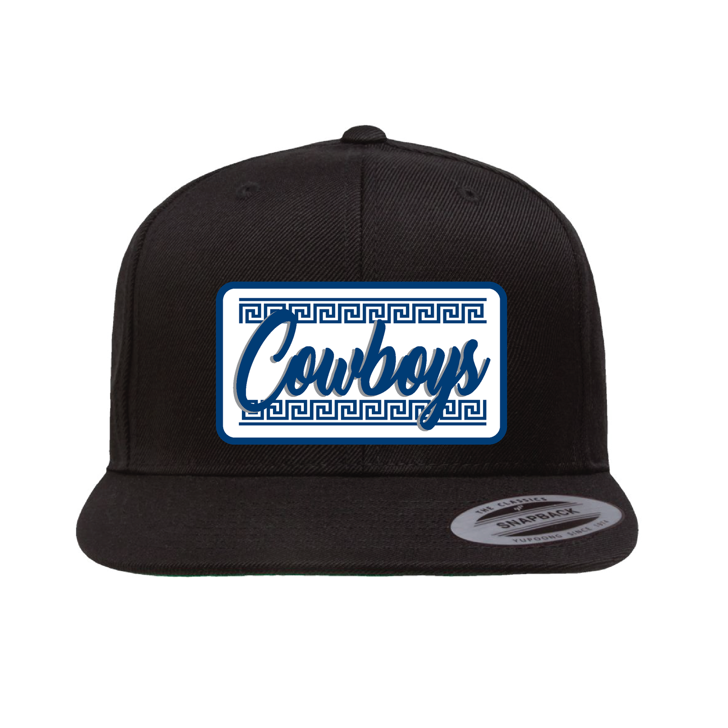Custom Raza Cowboys Plaque Hat - OSPS Cowboys Plaque Style
