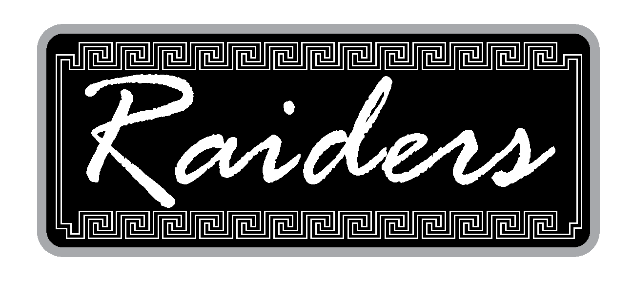 Custom Raider Nation Tool Box, Hard Hat, Cooler, Locker Plaque - with adhesive