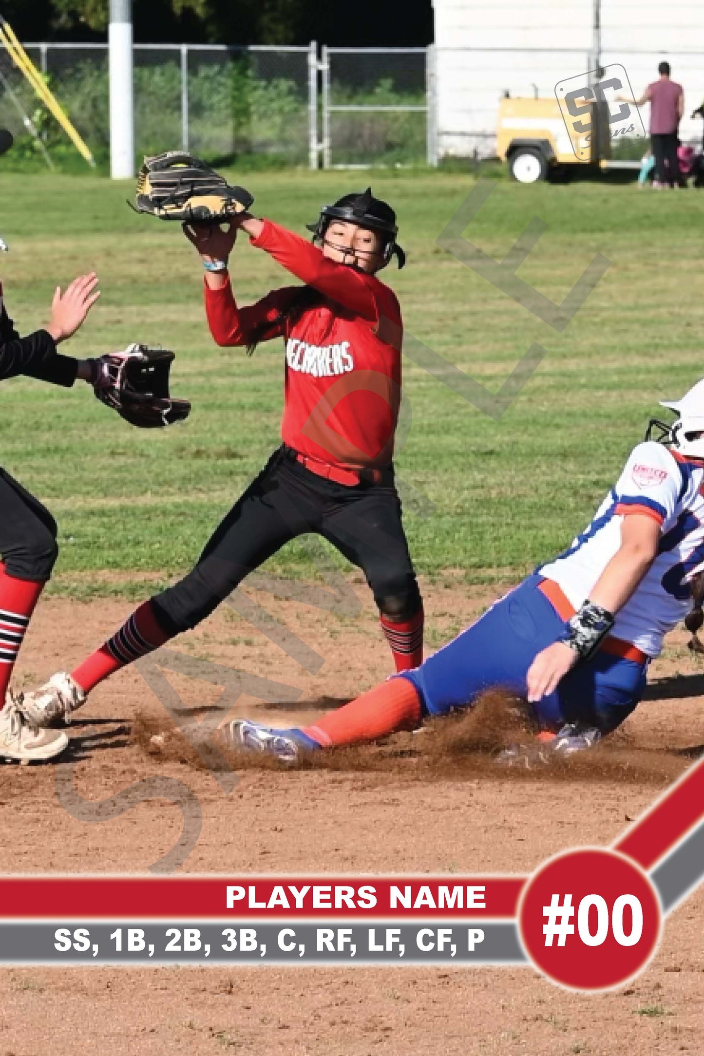 Personalized Sport Card Wall Sign
