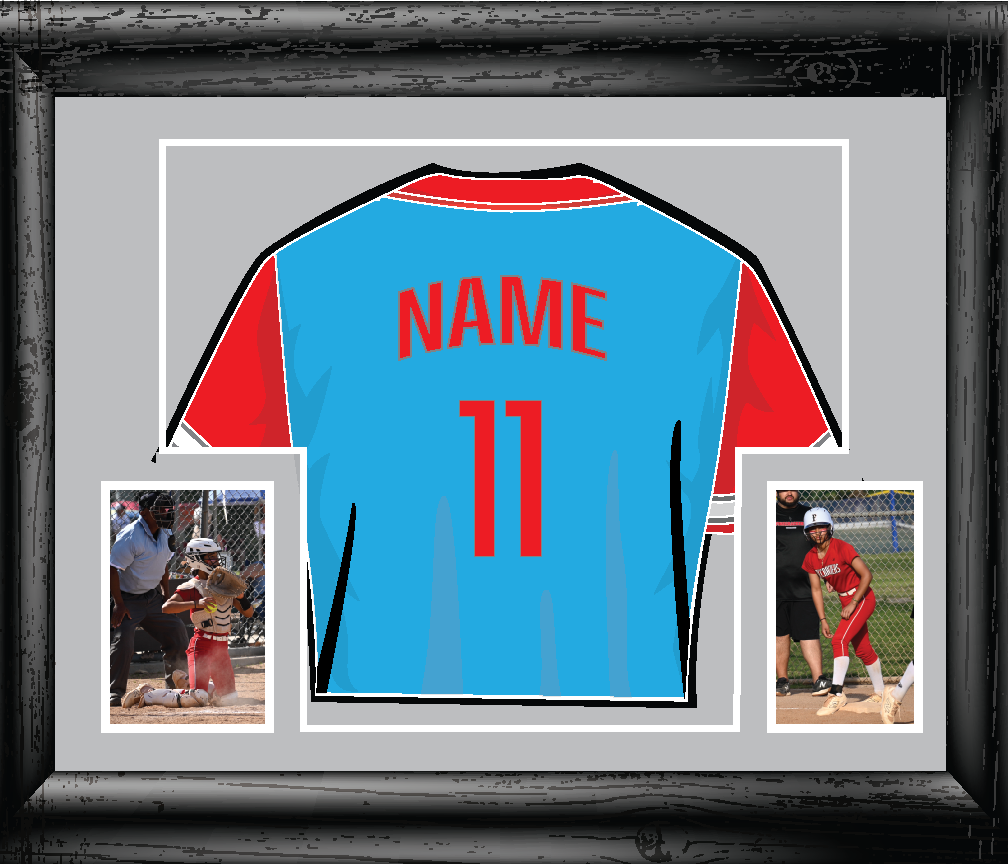 Personalized Full Baseball/Softball Jersey Frame