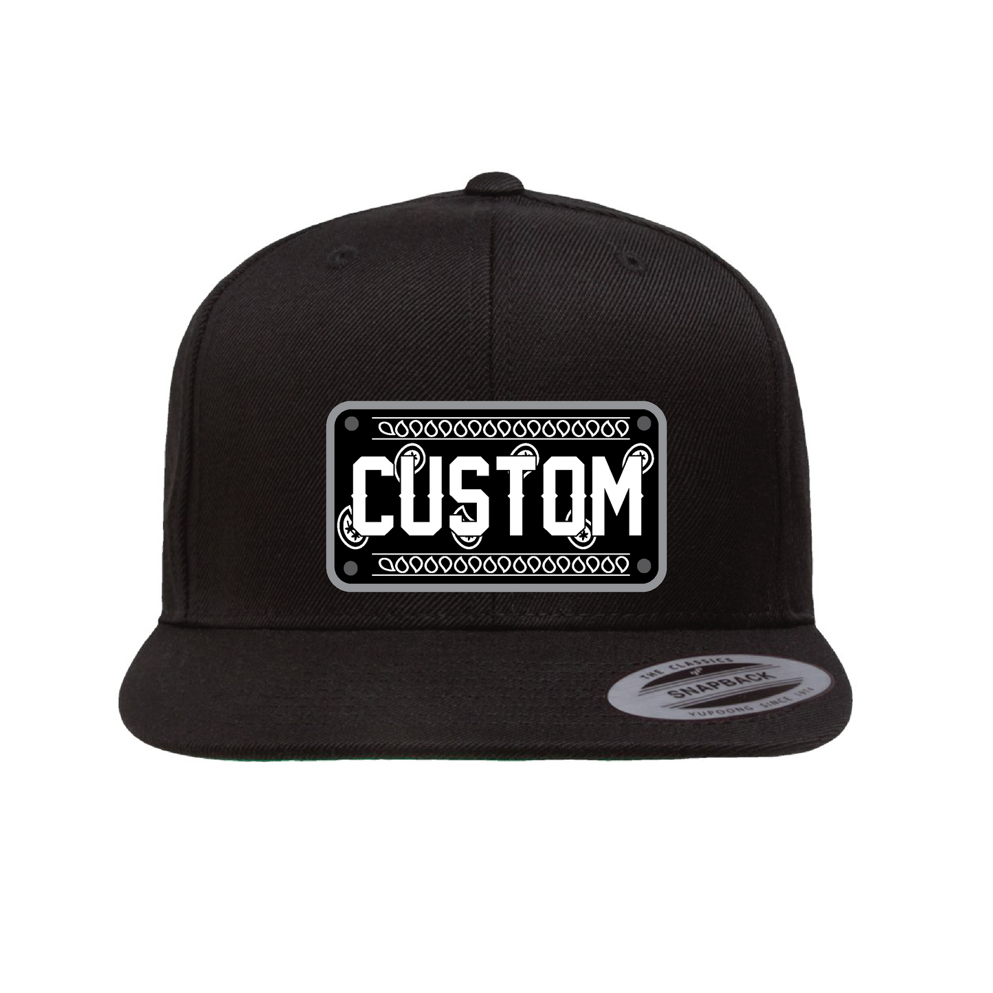Bandana Strip Customizable Plaque Flat Hat