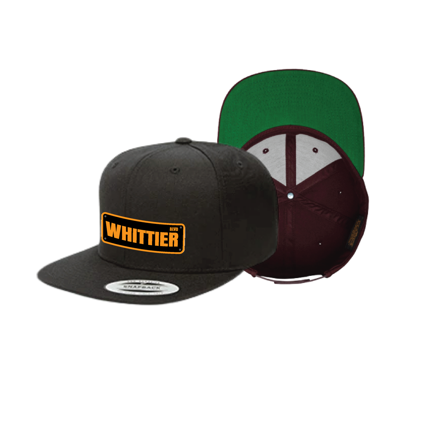 Whittier BLVD Sign Plaque Flat Hat