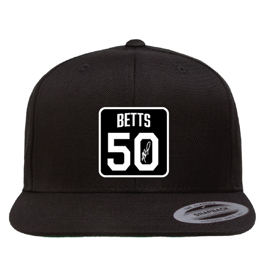 Custom Black/Black 50 Betts Hat
