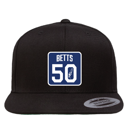 Custom Black/Blue 50 Betts Hat
