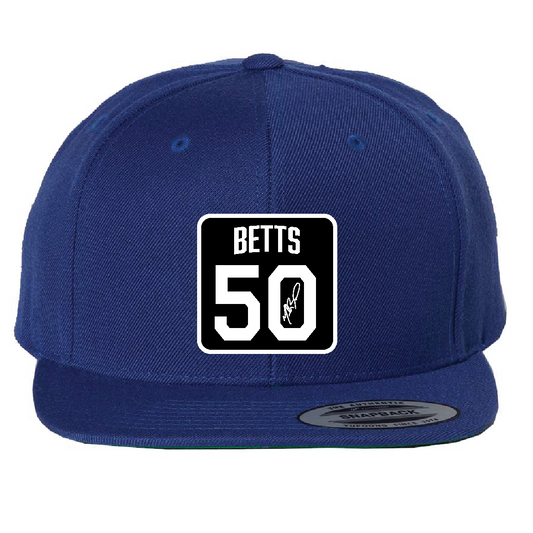 Custom Blue/Black 50 Betts Hat
