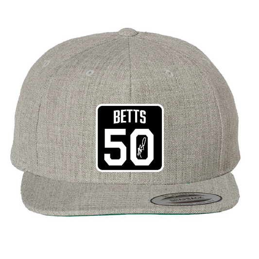Custom Grey/Black 50 Betts Hat