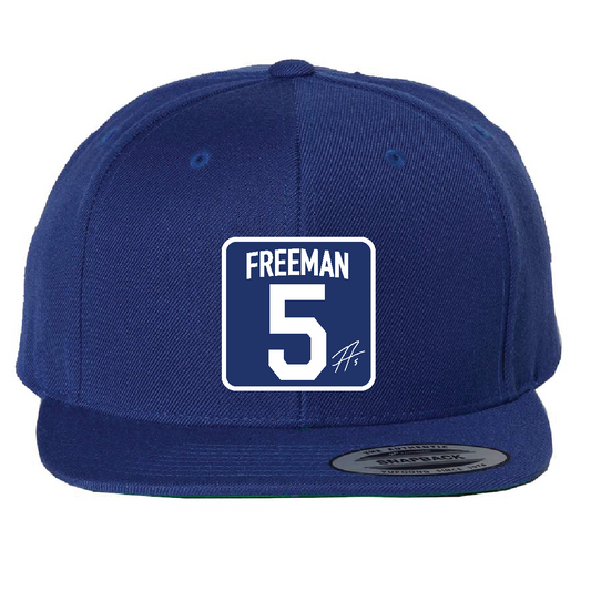 Custom Blue/Blue 5 Freeman Hat