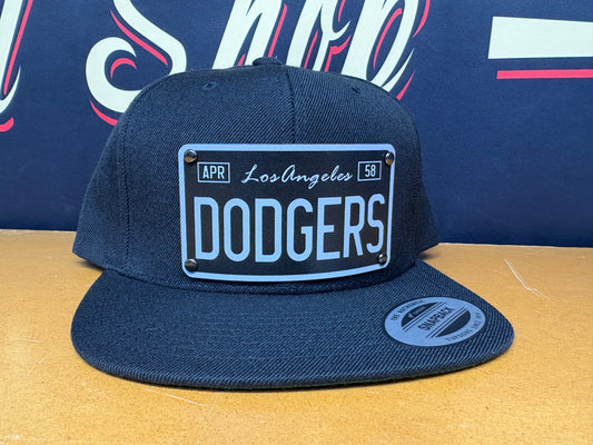 Los Angeles Black and Grey Dodgers Edition Plaque Hat Edition- OSPS Dodgers Black and Grey
