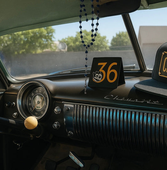 Custom Lowrider Year - Dash Table Number Any number