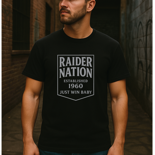 OG Shield Raider Nation T-Shirt - Raiders