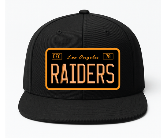 Custom RN4L/Raiders License Plate Hat - OSPS Plaque Style