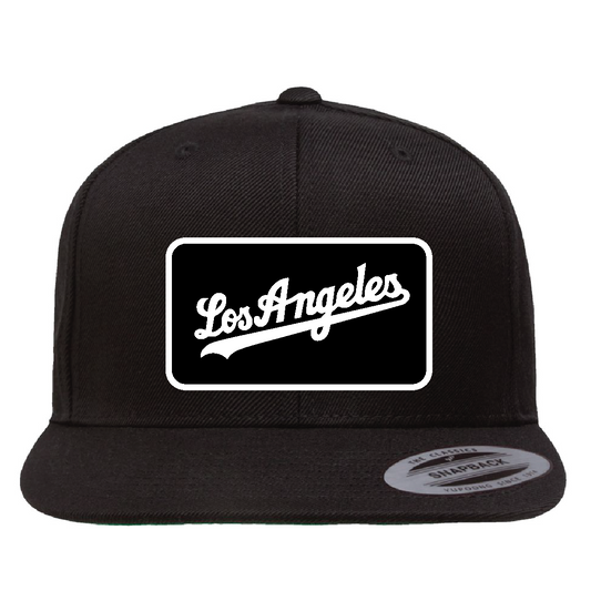 Custom Black/Black Los Angeles Dodgers Hat