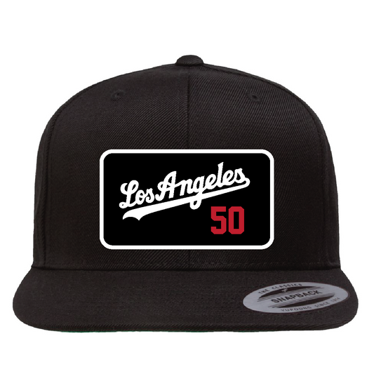 Custom Black/Black Los Angeles Betts Hat