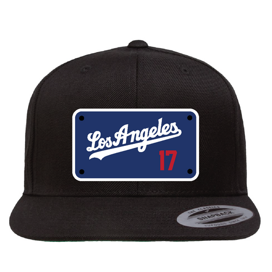 Custom Black/Blue Los Angeles Ohtani Hat