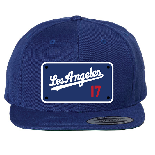 Custom Blue/Blue Los Angeles Ohtani Hat
