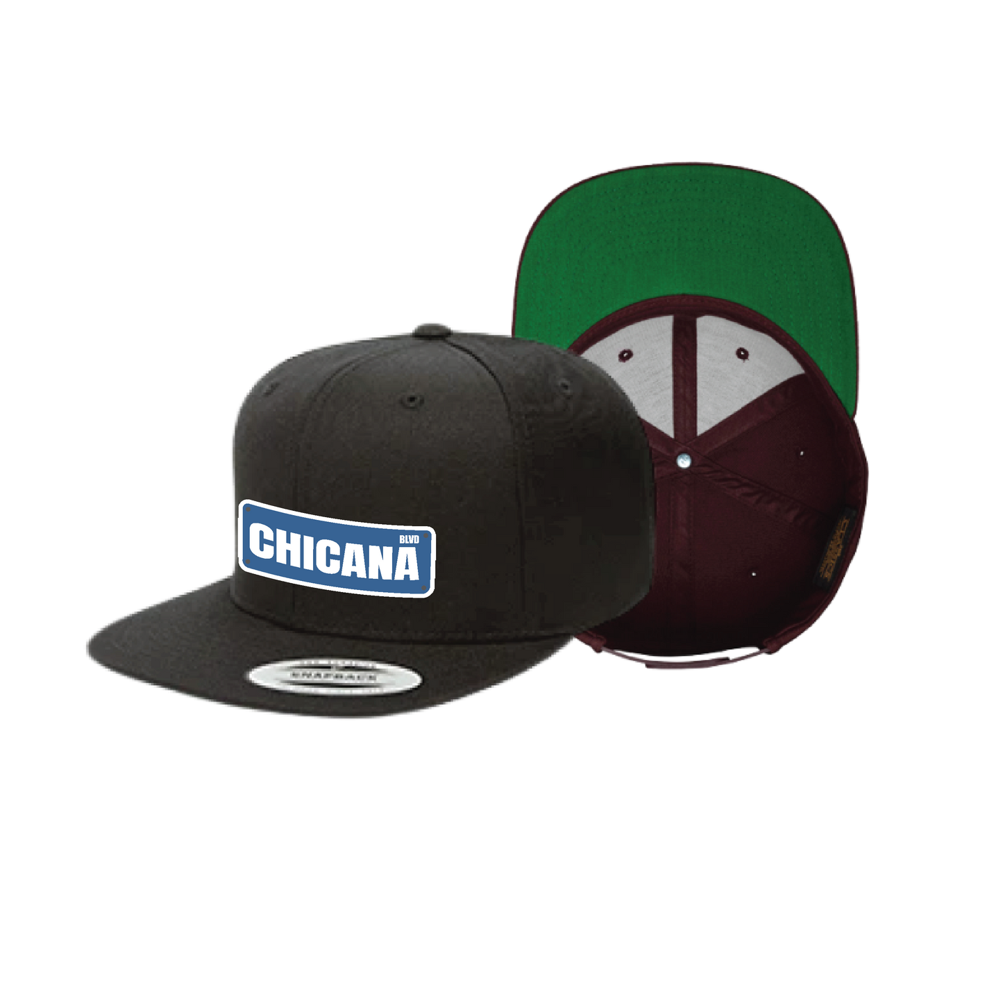 Chicana BLVD Sign Plaque Flat Hat