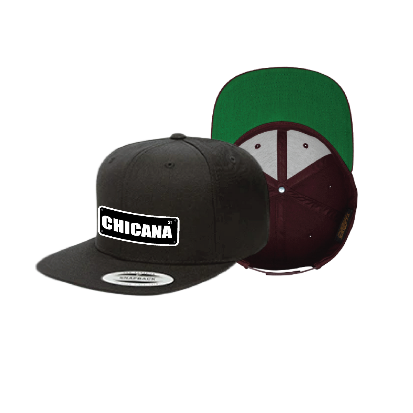 Chicana BLVD Sign Plaque Flat Hat