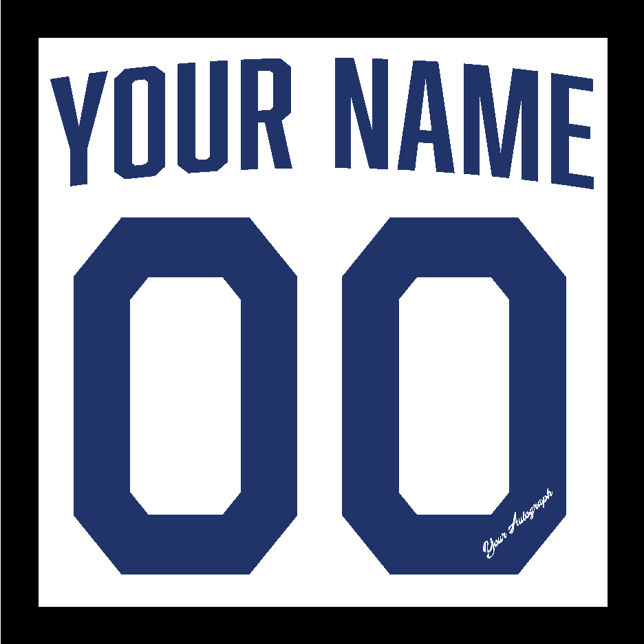 Personalized Jersey Frame Wall Sign wall sign