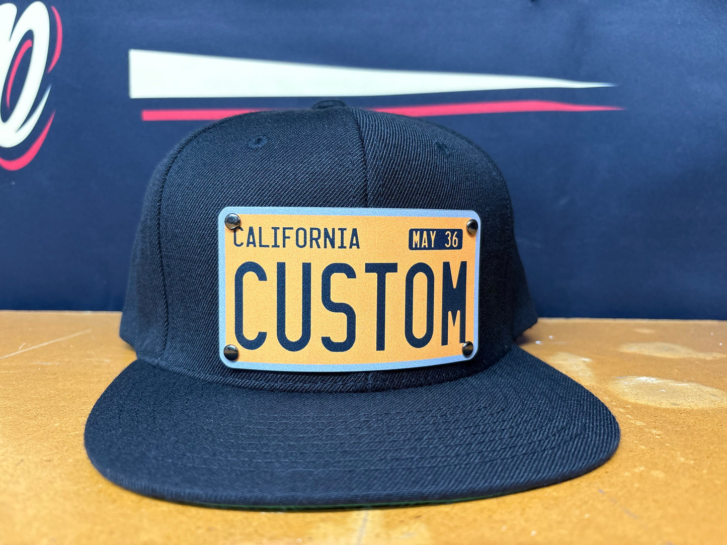 Personalized 50’ License Plate Vibe hat