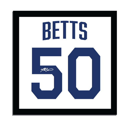Custom Mookie Betts Jersey wall sign