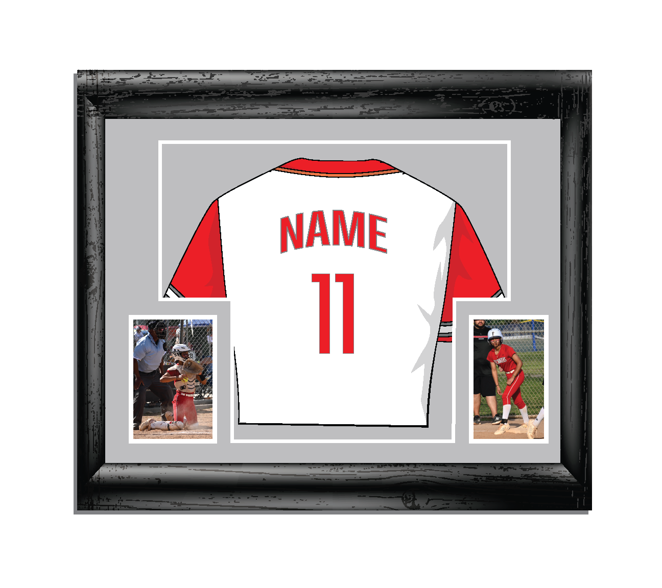 Personalized  Full Baseball/Softball Jersey Frame