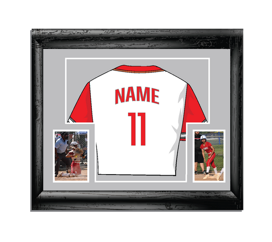 Personalized  Full Baseball/Softball Jersey Frame