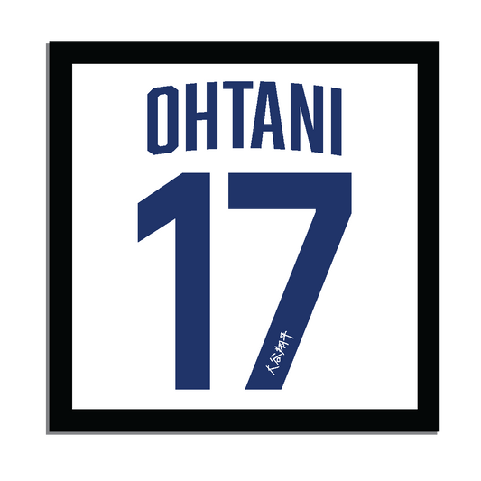 Custom Shohei Ohtani Jersey wall sign