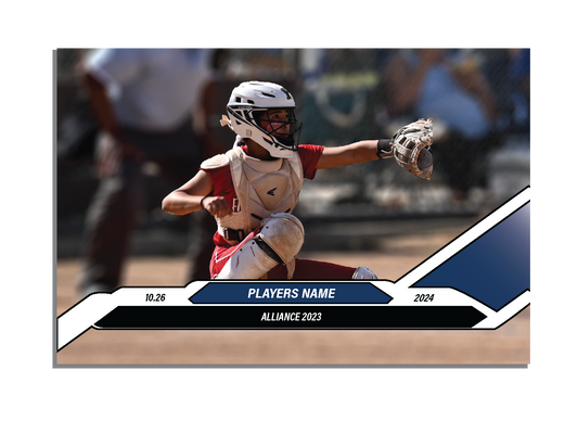 Personalized Sport Card Wall Sign