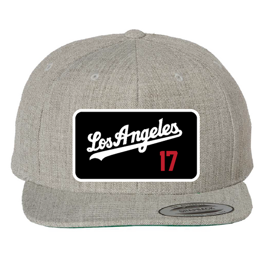 Custom Grey/Black Los Angeles Ohtani Hat