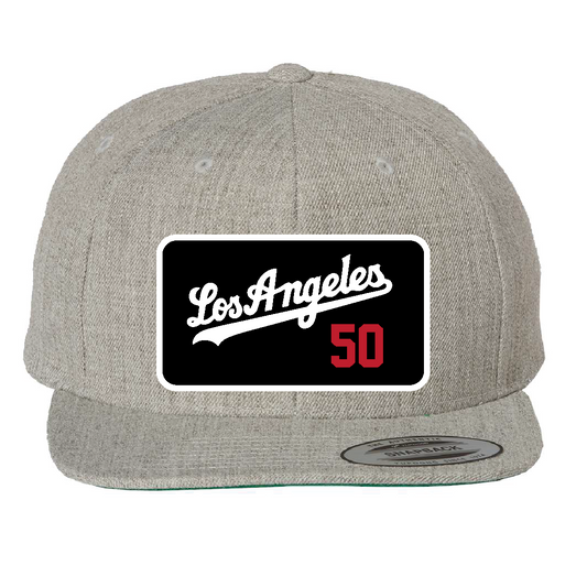 Custom Grey/Black Los Angeles Betts Hat