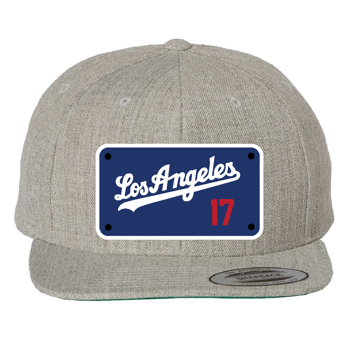 Custom Grey/Blue Los Angeles Ohtani Hat